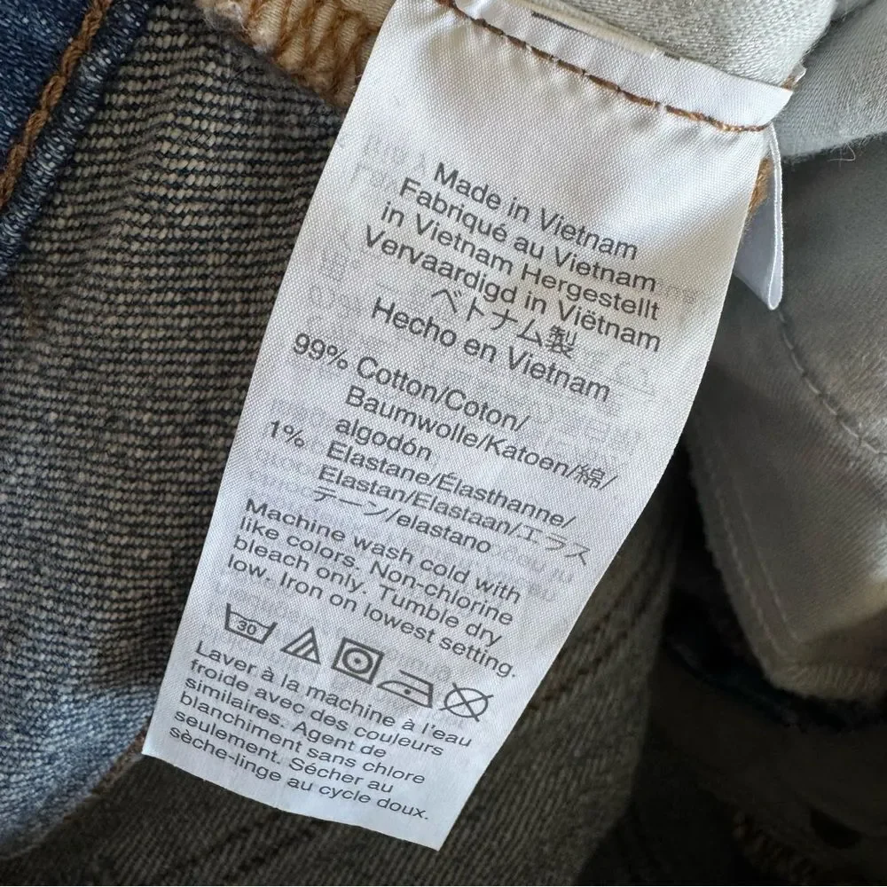Madewell Classic Straight Jeans in Coldbrook Wash size 26